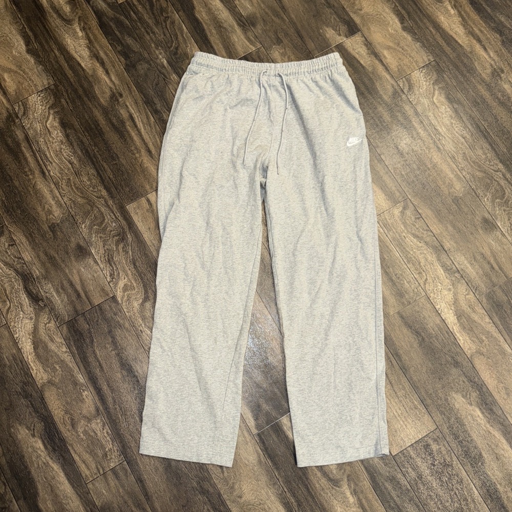 Nike Sportswear Club Knit Lounge Pants Baggy Men's Size XL Heather Grey